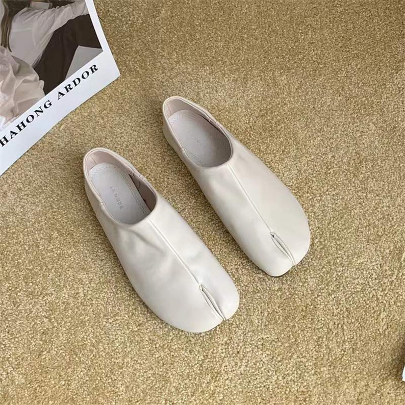 Split Toe Mule Slippers Tabi Split-toe Mary Jane Flats Tabi | Etsy