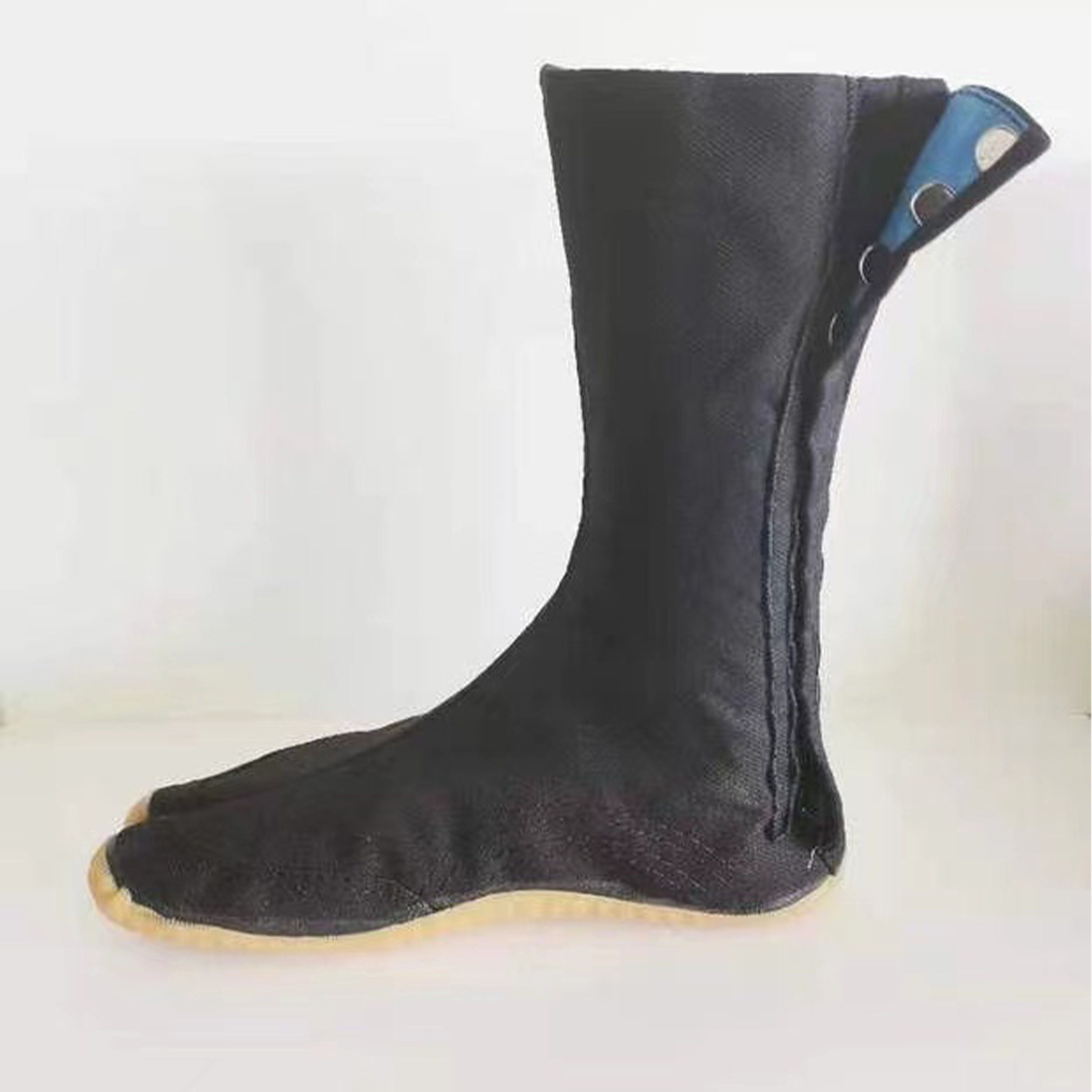 Buy Tabi Boots. Vegan Boots With Flat Sole. Black Ninja Boots