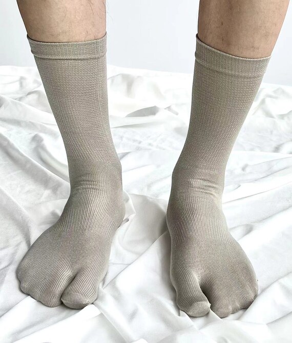 Men's Silk Tabi Sockstabi Socks Cute Gift for Dad Eco Socks