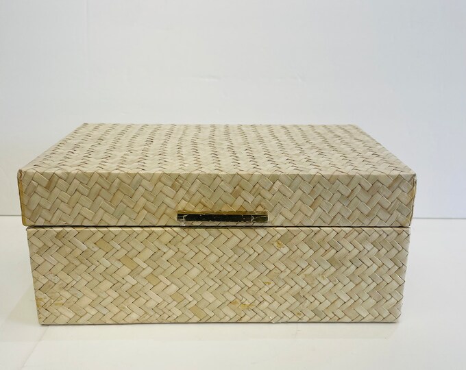 Banig Keepsake/jewelry Box 9lx 4h X 5.5w Philippines Etsy