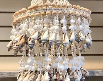 Seashell Chandelier Wind Chime from the Philippines