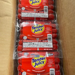 Filipino Tender Juicy Hotdogs 2.2 Lbs or 3 X 12 OZ pack image 3