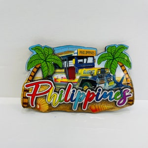 Philippine  Wood Ref Magnet Handmade