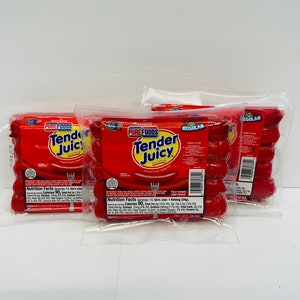 Filipino Tender Juicy Hotdogs 2.2 Lbs or 3 X 12 OZ pack CLASSIC