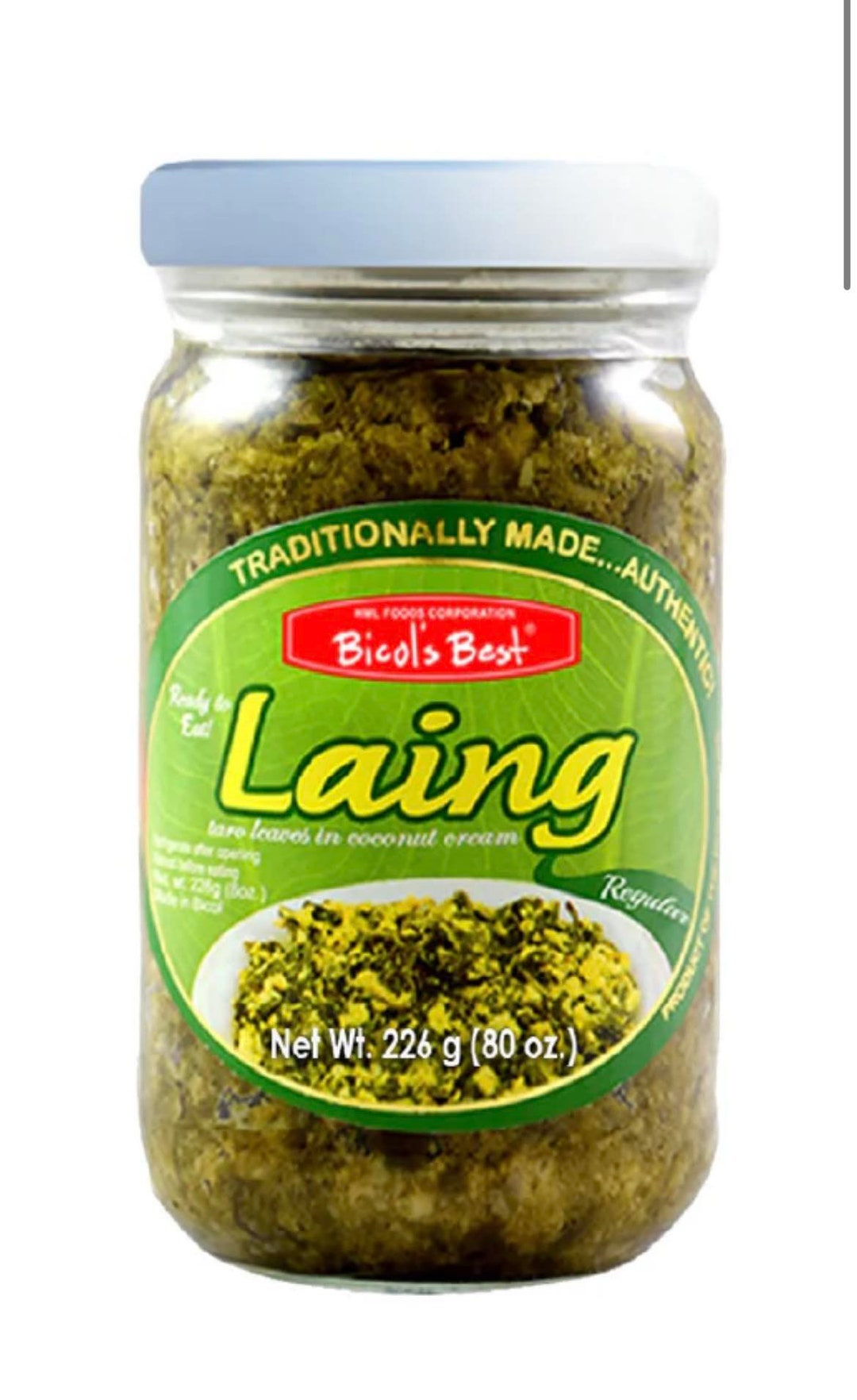 Bicol's Best Laing, Sinantolan X 3 Jars Each Philippines Etsy