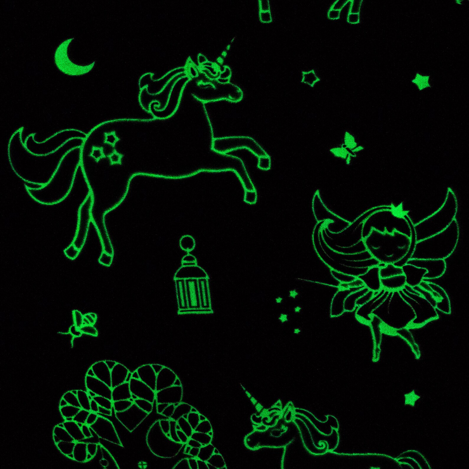 Glow in the Dark Unicorn Blanket Premium Soft Pink Fleece Etsy