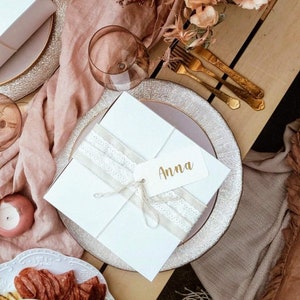Calcomanía de vinilo de letras personalizadas / Invitación de boda / Calcomanías de vidrio / Calcomanías de decoración / Pegatinas de nombre