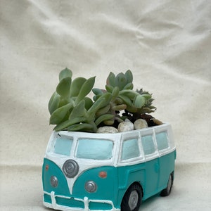 Retro Concrete Bus/Van Planter