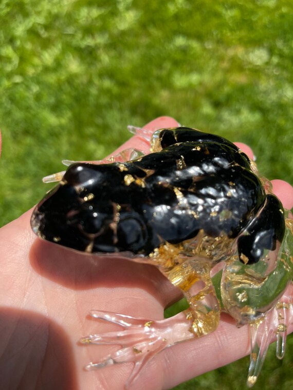 Aura Frog Rainbow Rose Quartz Amethyst Amphibian Frog