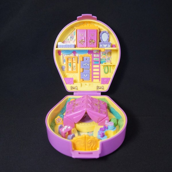 Vintage Polly Pocket, Bluebird 1994, Pony Ridin' Show, Compact Only, no dolls, with horse sound!