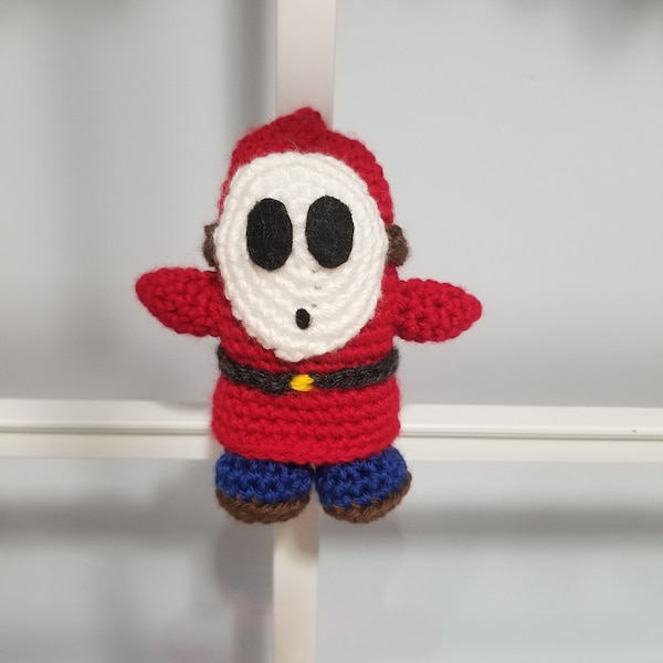 Crochet Shy Guy Pattern (Pattern Only, Actual Product Not Included)