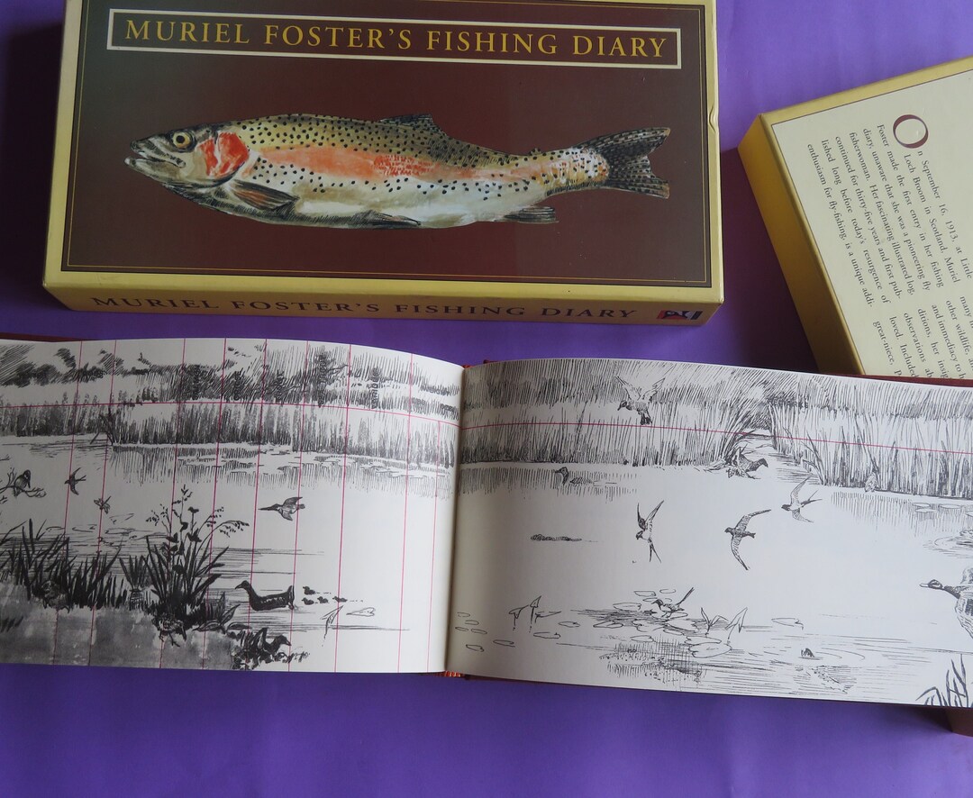 Muriel Foster's Fishing Diary, Penguin Studio Edition 1996, First Published by the Viking Press 1980, Beautiful Fishing Enthusiast Gift - Etsy Muriel Foster's Fishing Diary, Penguin Studio Edition 1996, First Published by the Viking Press 1980, Beautiful Fishing Enthusiast Gift - Etsy