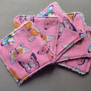 Reusable Face Scrubbies Set of 5, Set of 6 Square Cotton