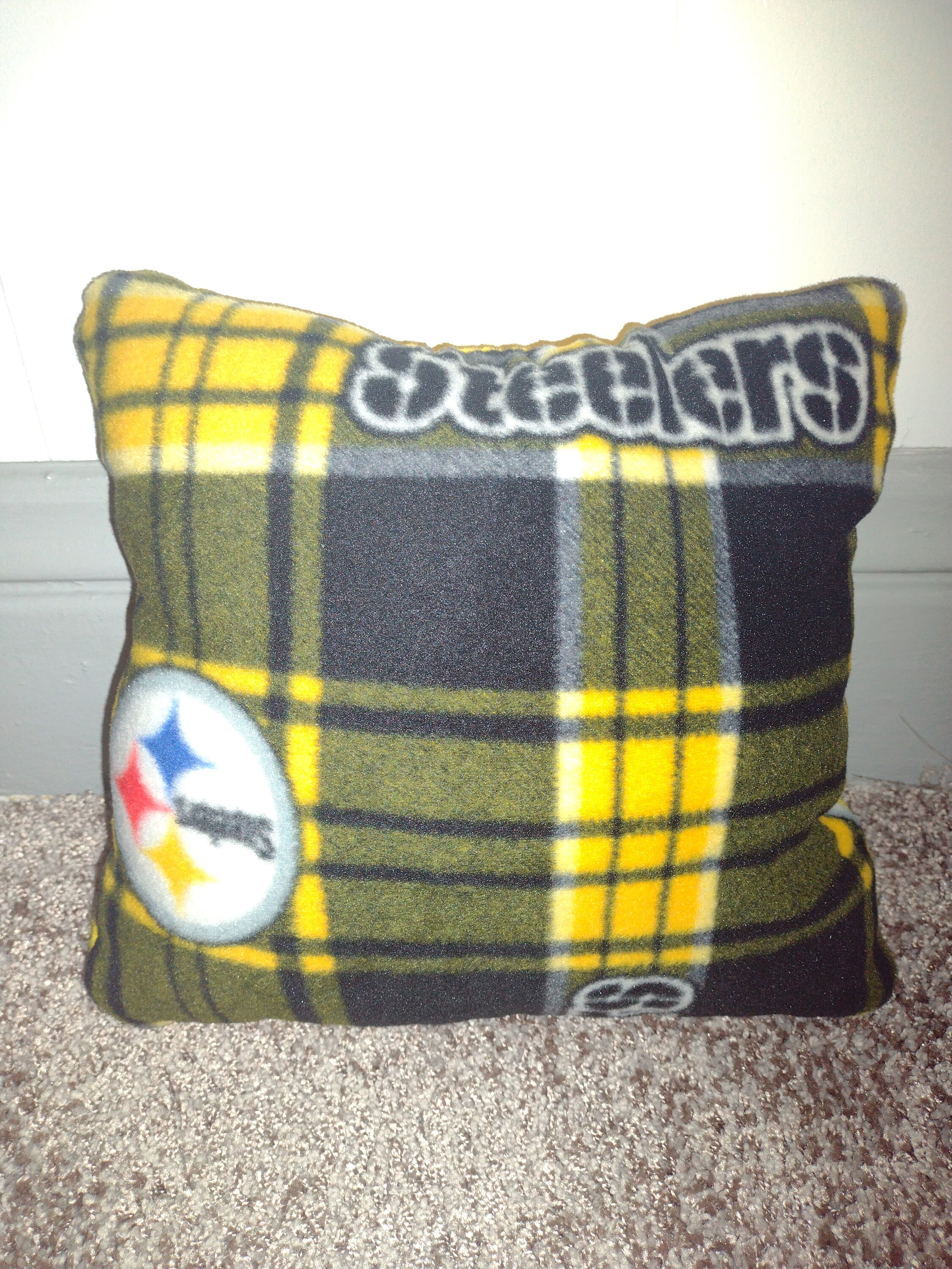 thumbnail image 2 of Sports Coverage Pittsburgh Steelers Standard Knit Microfiber Pillowcase – White 2 of 4