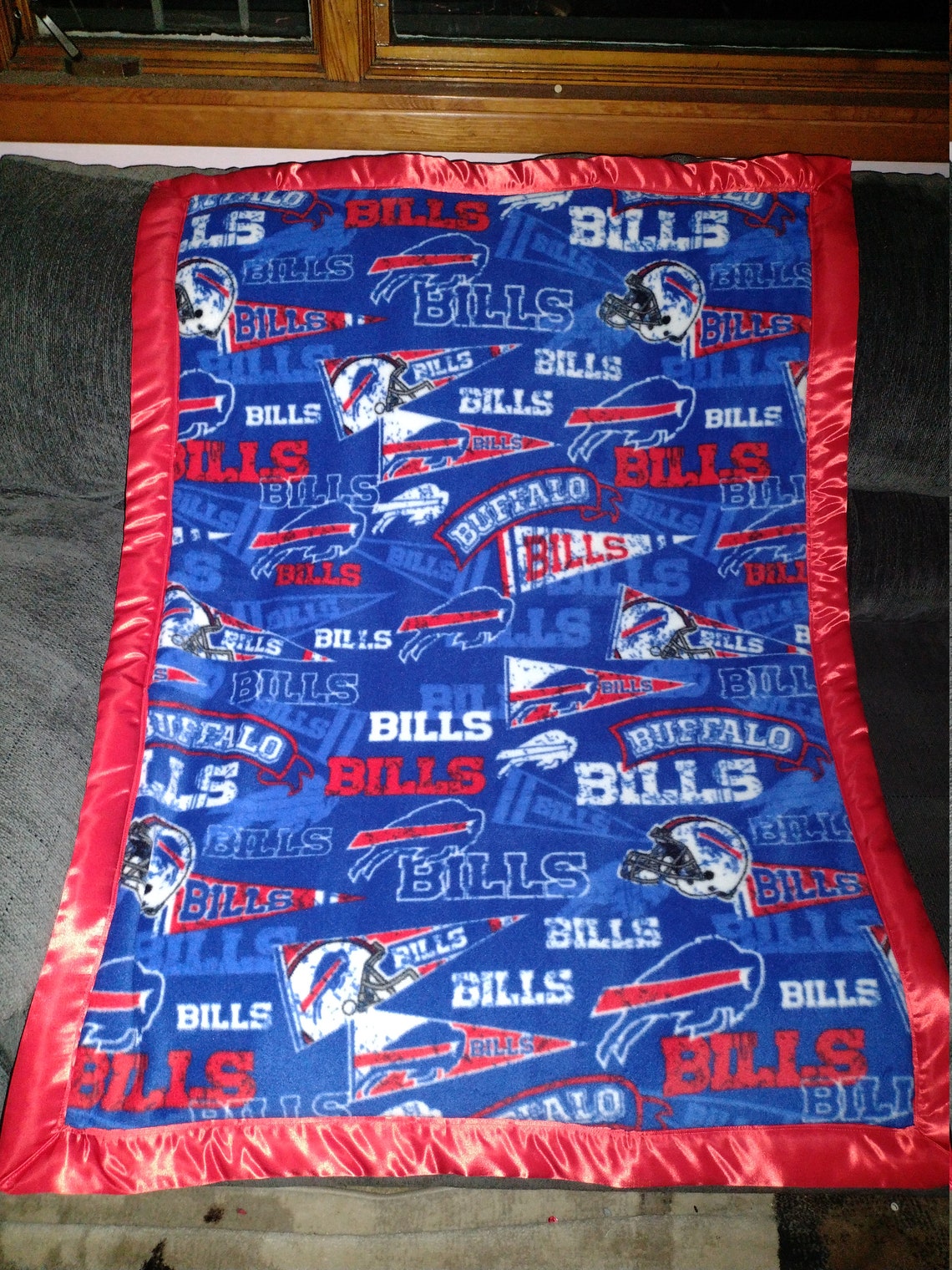 Buffalo Bills Baby Blanket Etsy