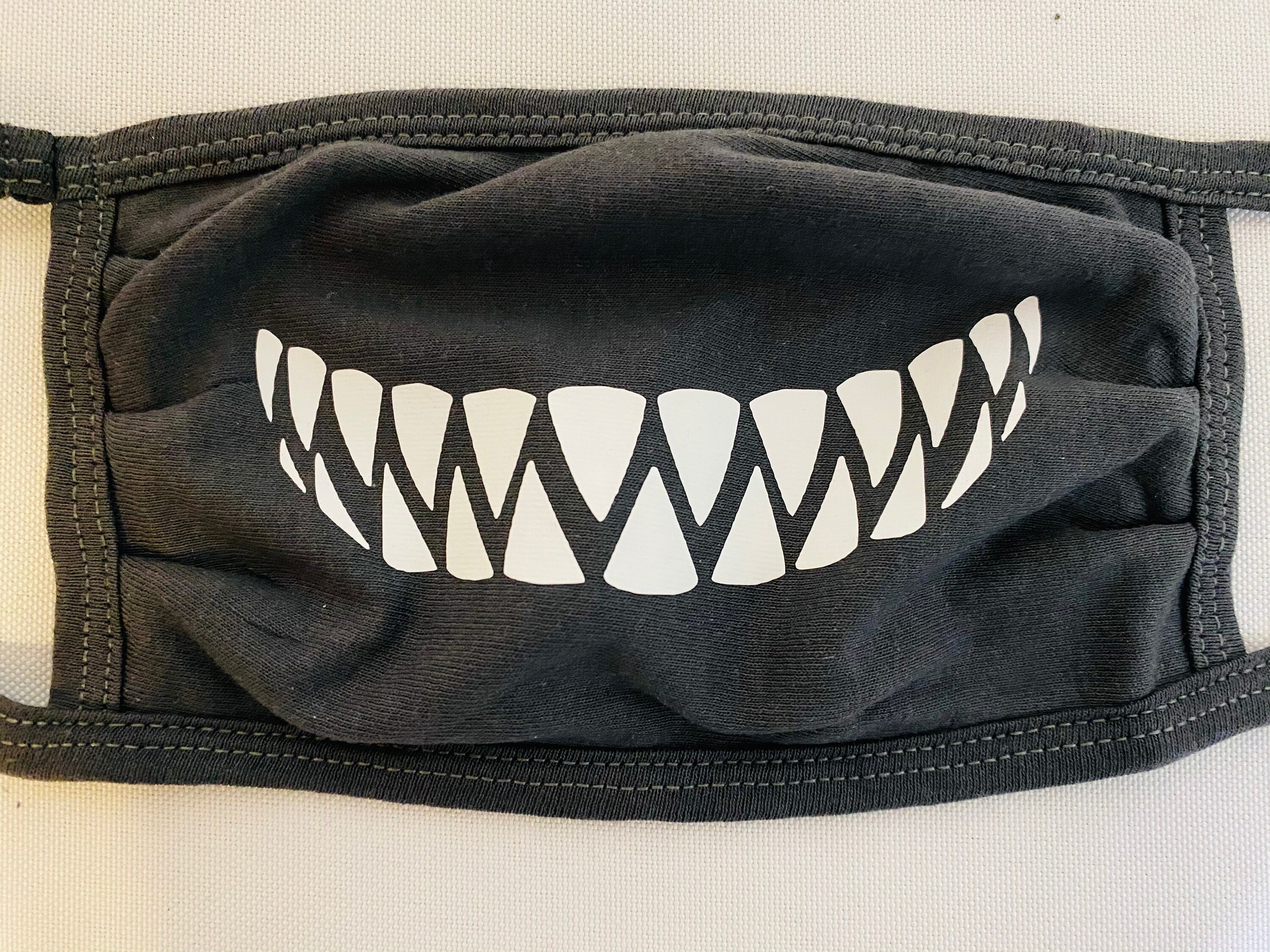 Shark Teeth Face Mask Teeth Face Masks Funny Teeth Mask - Etsy