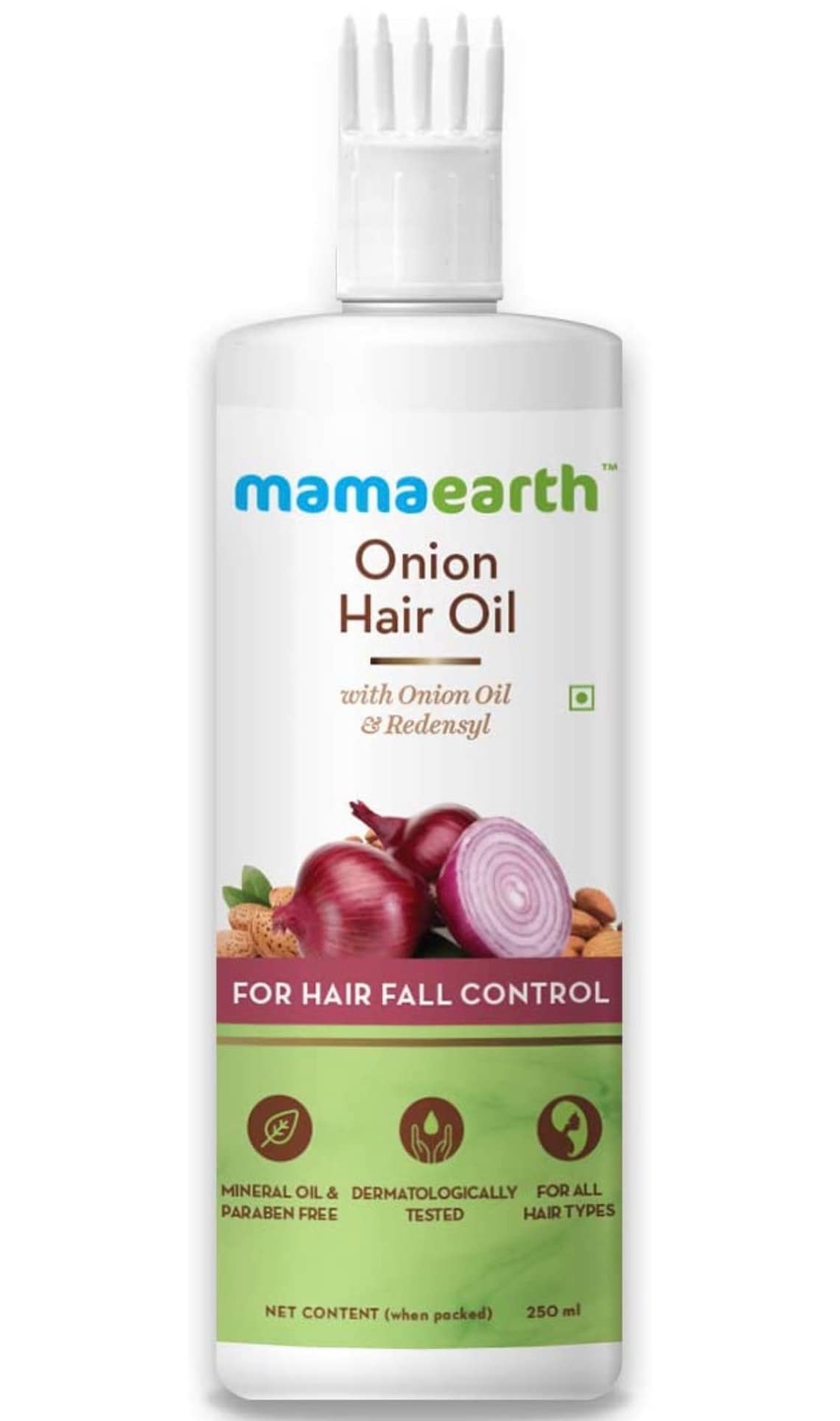 Mamaearth Onion Hair Oil for hair growth with Onion & Redensyl Etsy