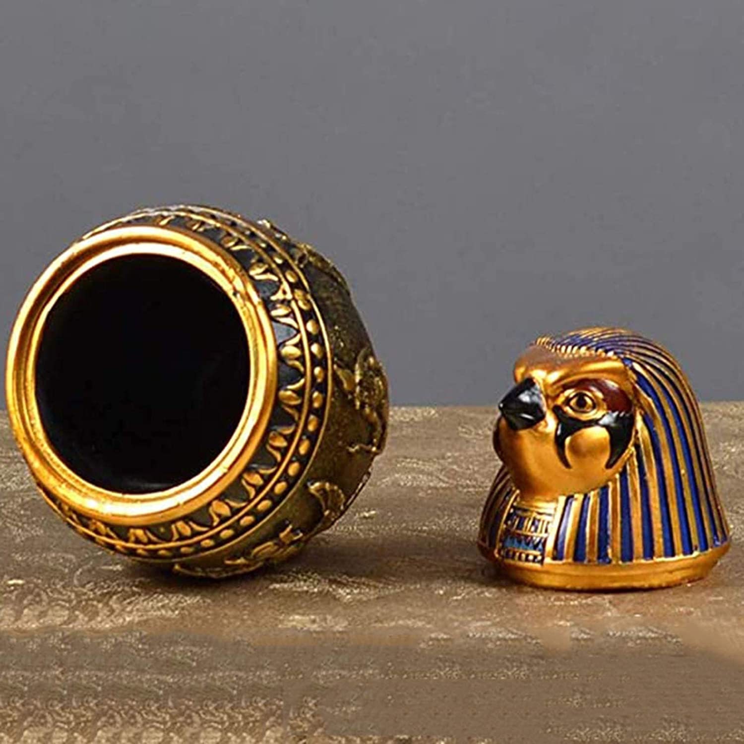 Egyptian Urn, Adult Large Ashes Urn Human Cremation Ashes Memorial