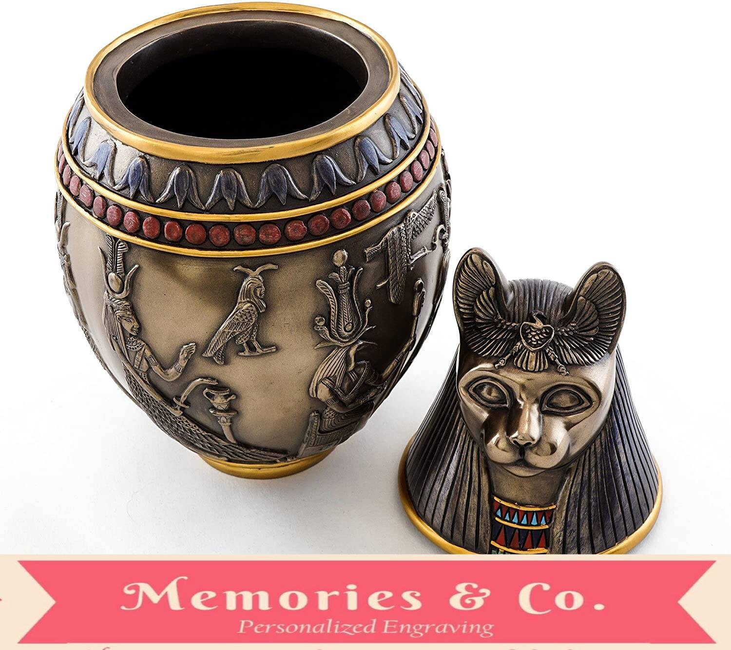 Cat Urn Ancient Egyptian Mythology Artifact Collectible Etsy India