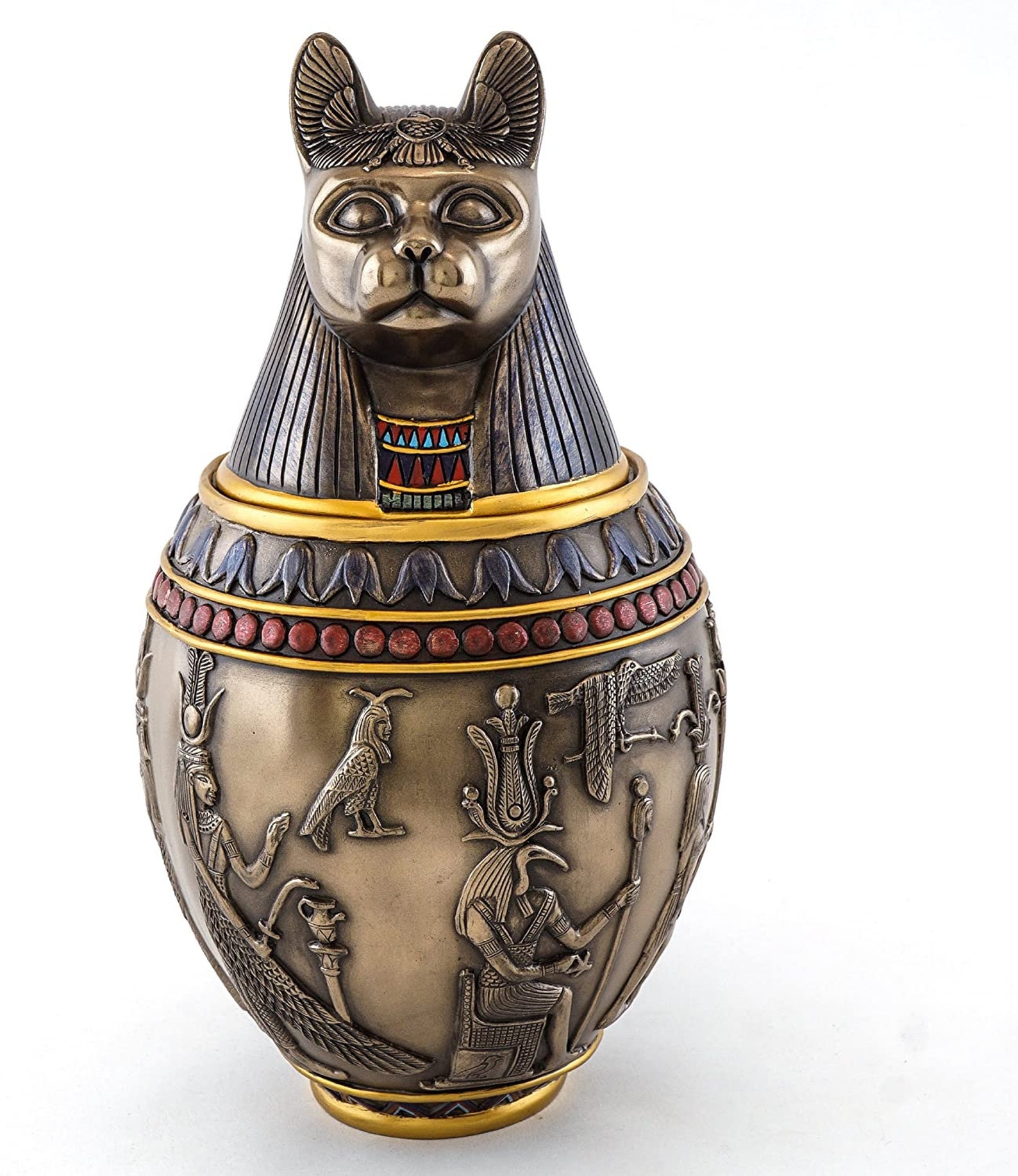 Cat Urn Ancient Egyptian Mythology Artifact Collectible Etsy India
