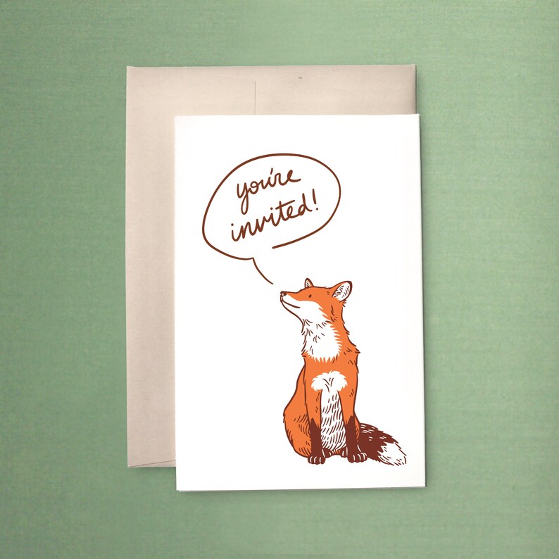 Customizable Greeting Cards: Menagerie 10 original illustrations image 2