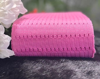 Authentic Aso-Oke Fabric Strip: Yoruba Nigerian Textile for Sewing & Crafts