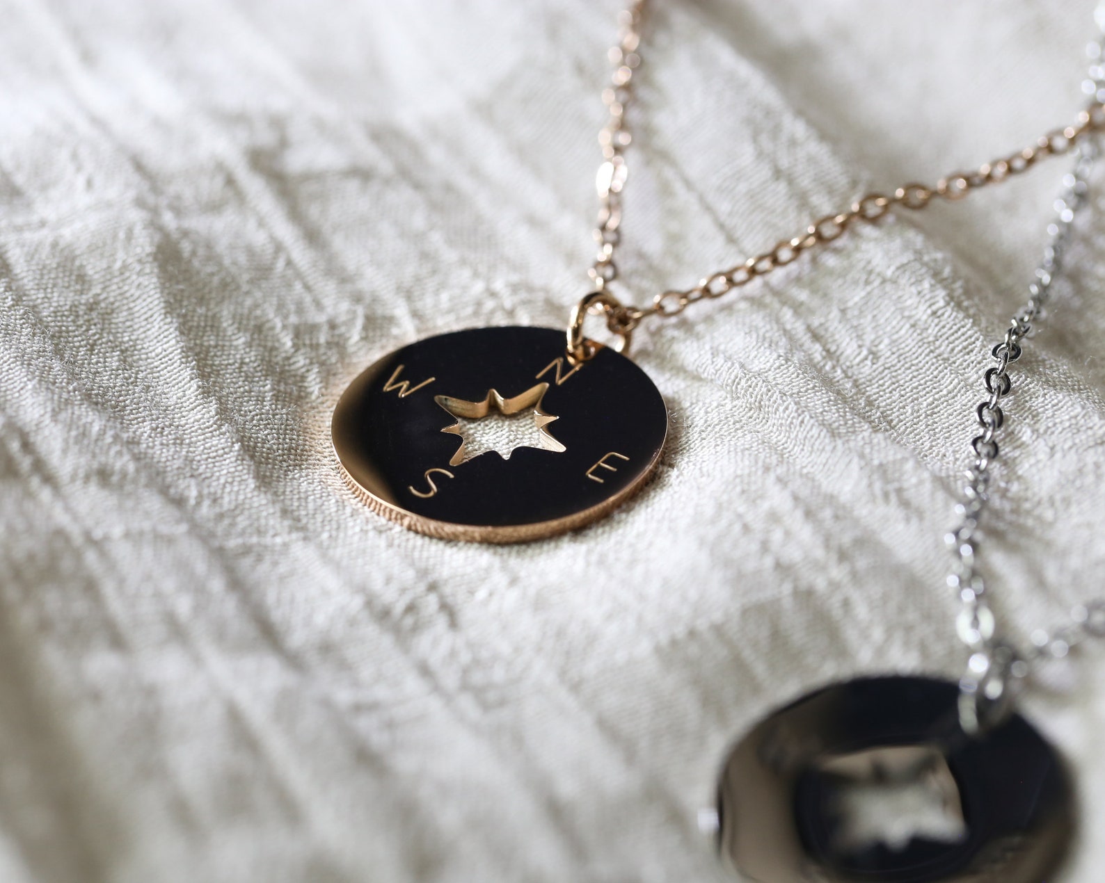 Daughter Compass Necklace Gift Long Distance Gift Mother Etsy