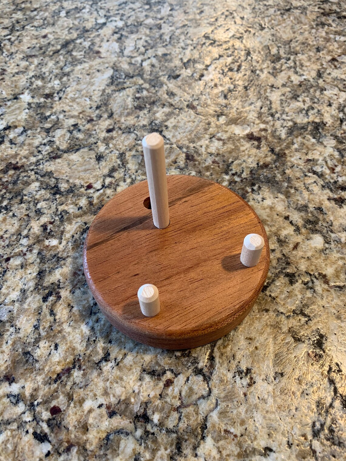 Wood Rock StandJatobaAdjustable Thickness Etsy