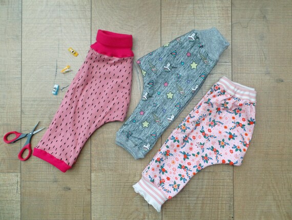 Sarouel Chaud Bebe 6 Mois 6 Month Baby Warm Harem Pants Etsy