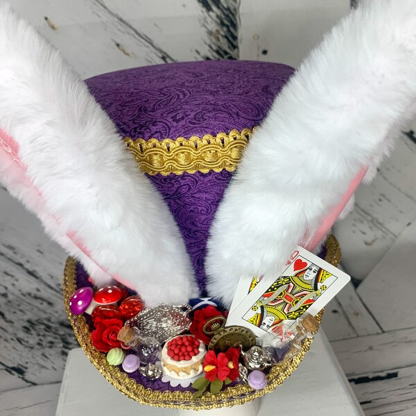 Rabbit and Top Hat Etsy