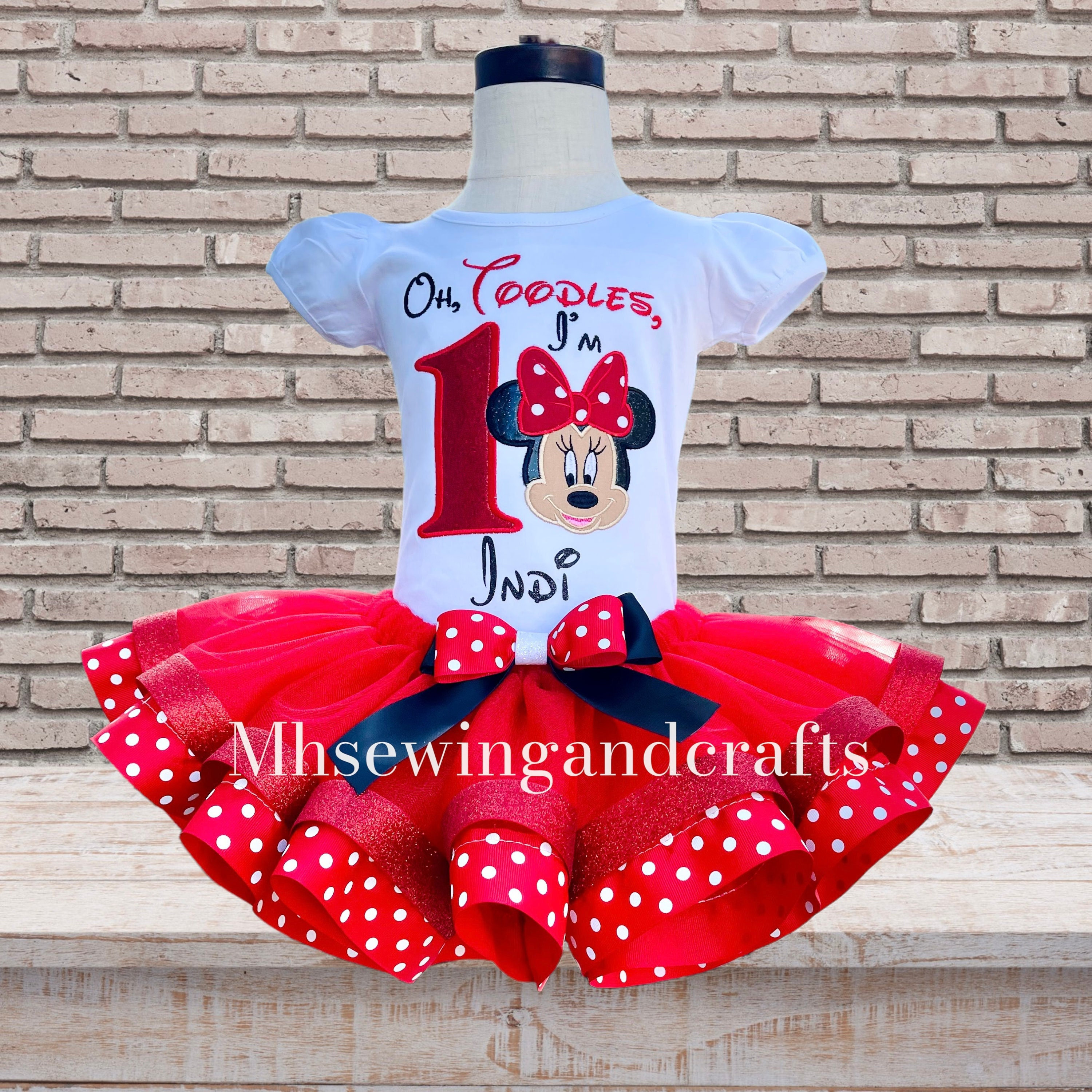 Red Minnie Tutu - Etsy