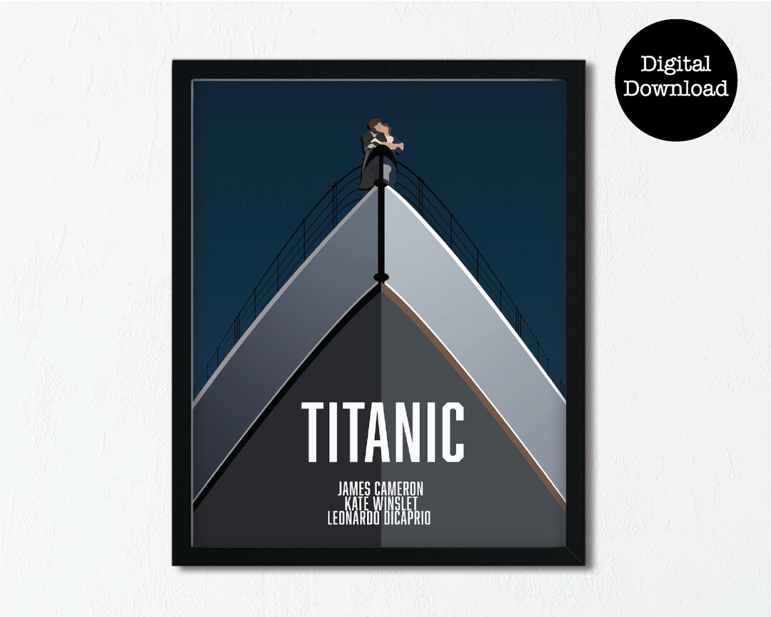 Titanic Printable Wall Art I Titanic Print, Classic Film Poster - Etsy