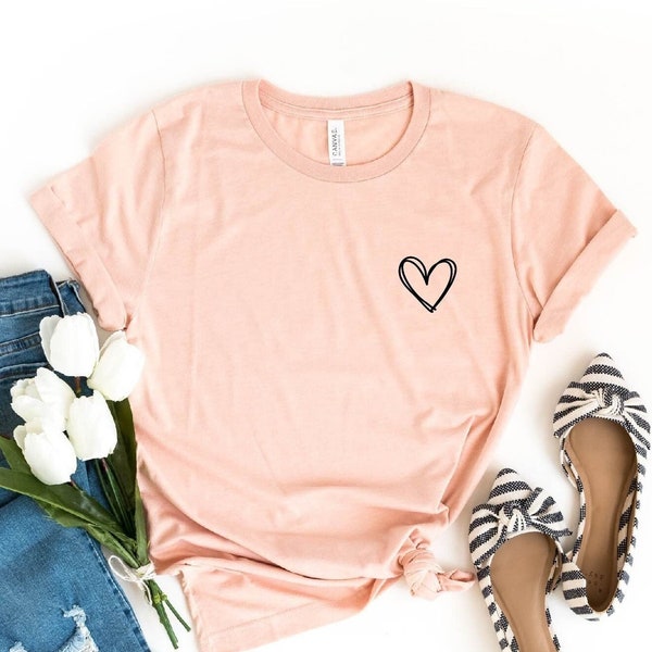 Valentines Day Shirt, Heart Shirt, Valentines Day Shirts For Women, Teachers Valentines Day Shirt, Cute Heart T-shirt, Cute Valentine Shirt