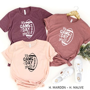 It&#39;s Game Day y&#39;all Football Shirt, Women Football Shirt, Game Day Shirt, Football Season Tee, Sports Shirts, Football Lover Shirt, Cute Tee