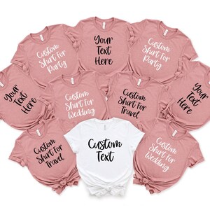 Custom Shirt, Customized Shirt, Your Text Here, Personalize T-shirt , Custom Shirt Printing, Custom Shirt for Women, Custom Shirt for Men