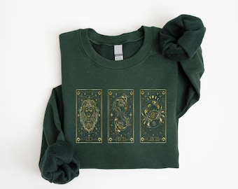 Custom Big Three Astrology Sweatshirt: Sun, Moon & Rising Signs