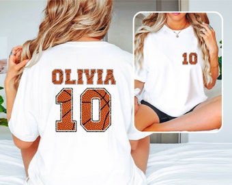 Personalized Basketball Shirt: Custom Name & Number, Team Outfit