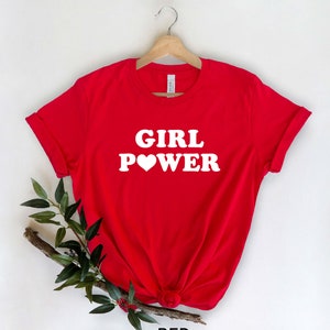 GIRL POWER Tshirt, Girl Power Kids Shirts, Girl Power Shirt, The Future is Female, Girl Shirts, Equal Rights,  Feminist V-neck , Youth Shirt