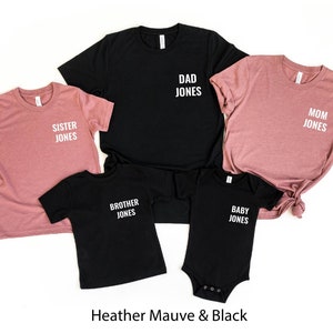 Last Name Shirt, Custom Shirt, Cool Family, Bride to be Gift, Personalized Last Name T-shirt, Bride Tee, Family Matching Shirt, Mothers Day