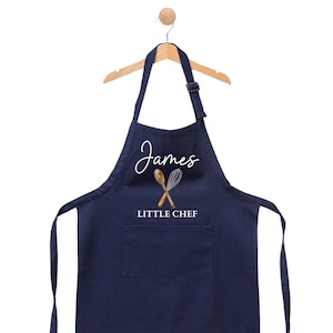Personalized Kids Apron: Custom Little Chef Apron, Cooking Gift