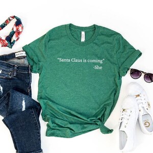Santa Claus Is Coming Shirt, Christmas T-shirt, Funny Holiday Shirt, Dirty Santa Shirt, Xmas Tee, Santa Claus is Coming to Town Shirt