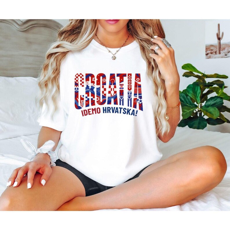 Croatia Football Shirt, Idemo Hrvatska T-Shirt, Croatia 2026 Football Fan Shirt, Croatia Supporter Tee