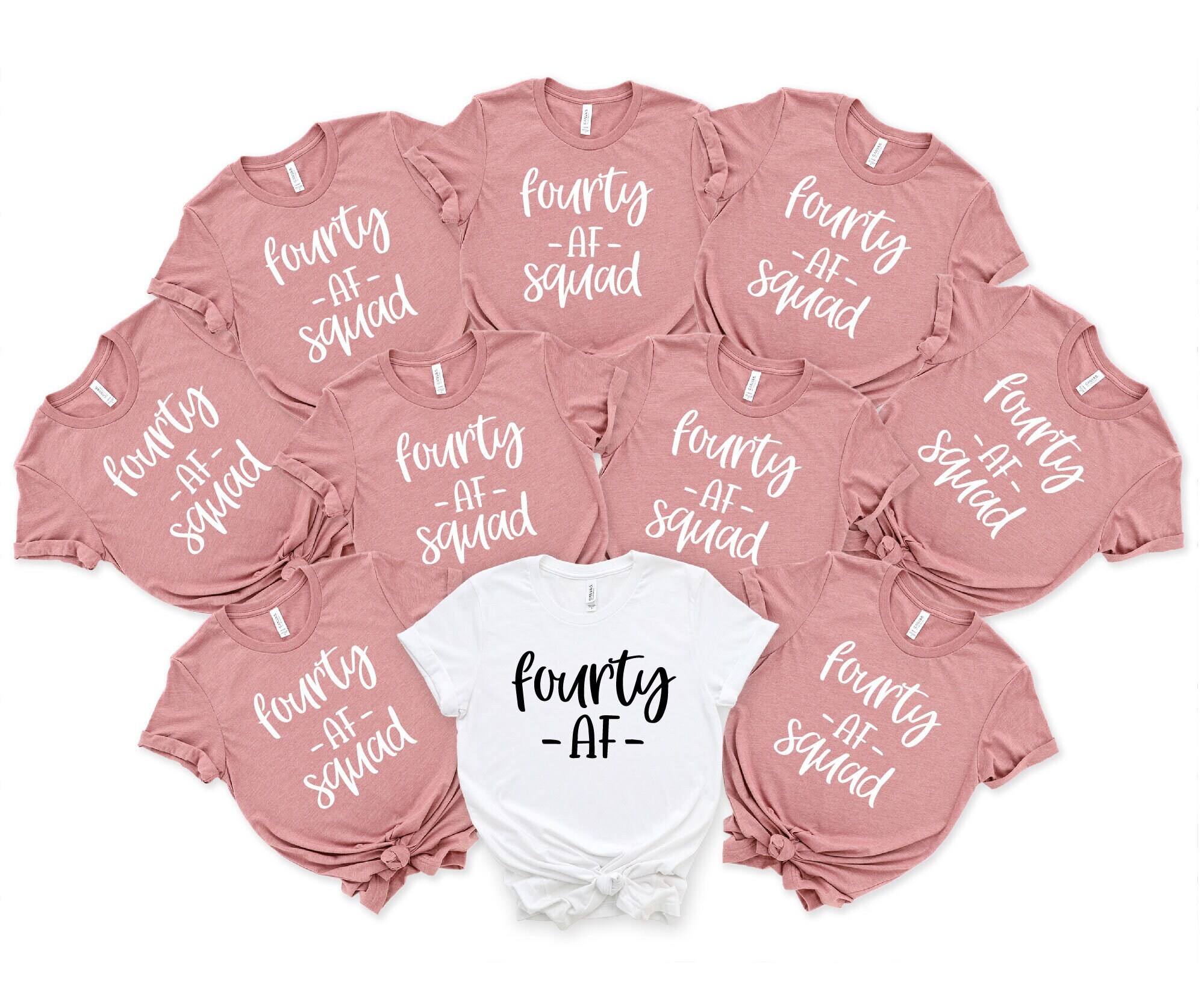 Camiseta de cuarenta AF, escuadrón de cuarenta AF, camiseta de 40 cumpleaños, camiseta de fiesta de 40 cumpleaños, camiseta de cumpleaños, fiesta de cumpleaños, camiseta a juego de cumpleaños, camiseta de mejores amigos