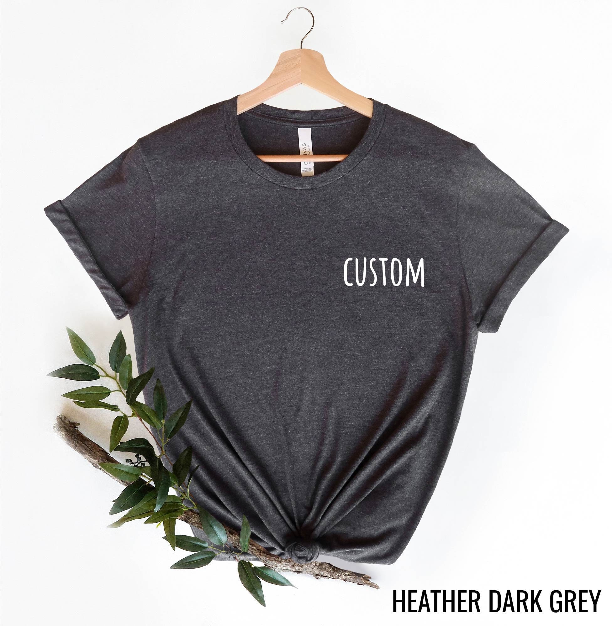 Custom Pocket Shirt, Name Tee, Personalized Shirts