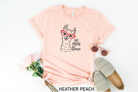 Lama Shirt, No Probllama T-shirt, Funny Lama Kids Shirt, Cute Animal Tee, Animal Lover Shirt, Lama Gift Tee, Cute Llama Shirt, Mama Llama