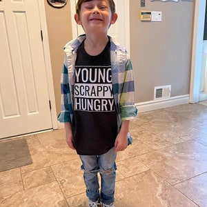 Young Scrappy Hungry Shirt, Hamilton Shirt Kids Young Scrappy Hungry Boys Shirt, Gift for Hamilton Fan, Unisex & Kids Shirt, Funny Tee, Gift bild 2