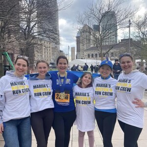 Custom Boston Marathon Crew Shirt: Family Matching Runner Tee image 6