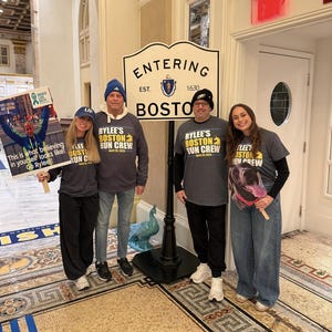 Custom Boston Marathon Crew Shirt: Family Matching Runner Tee image 7