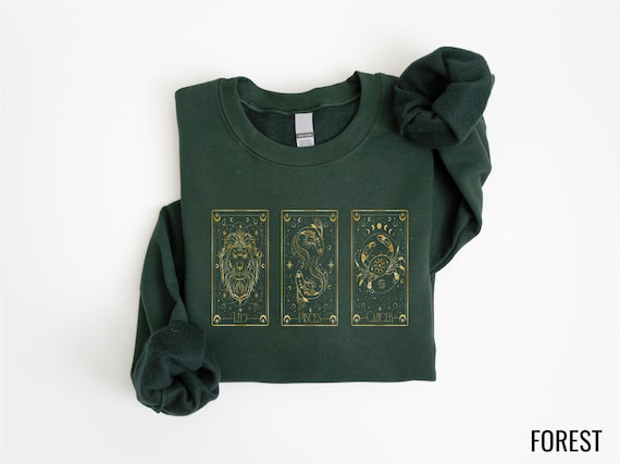 Custom Big Three Astrology Sweatshirt: Sun, Moon & Rising Signs