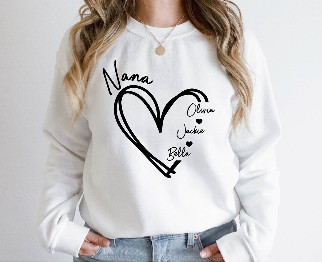 Nana Grandma Pattern Print Women's Sweatshirt